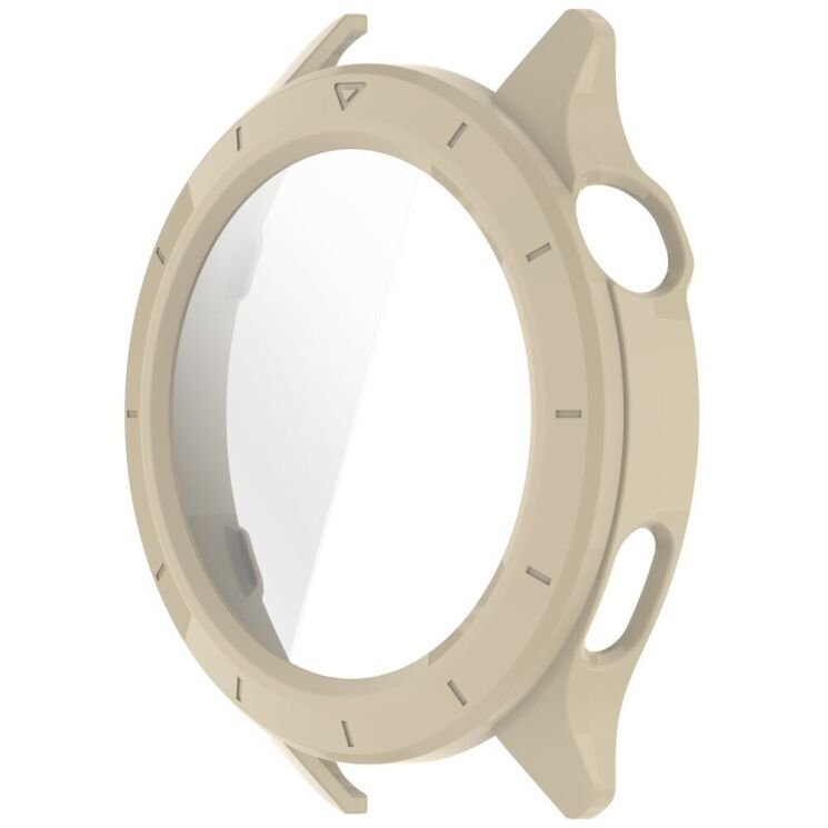 Защитный чехол Deexe Hard Frame для Xiaomi Watch S4 - Ivory White: фото 3 из 7
