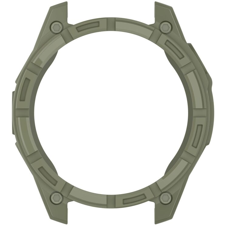 Защитный чехол Deexe Hollow Cover для Garmin Tactix 8 (47mm) - Green: фото 4 из 7