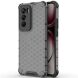 Защитный чехол Deexe Honeycomb Series для OPPO Reno 12 Pro - Black (356904B). Фото 1 из 5