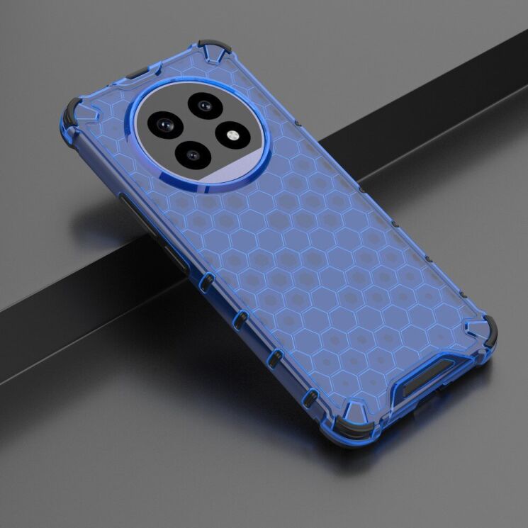 Защитный чехол Deexe Honeycomb Series для Realme 13 Pro / 13 Pro Plus - Blue: фото 3 из 5