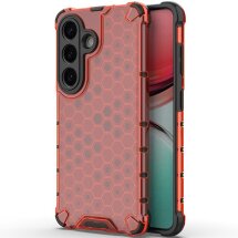 Защитный чехол Deexe Honeycomb Series для Samsung Galaxy S26 - Red: фото 1 из 6