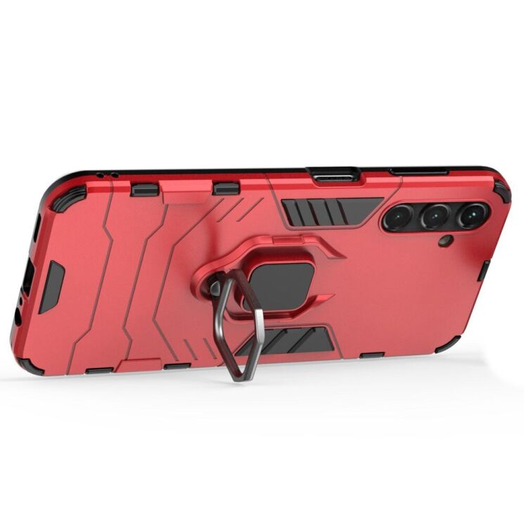 Защитный чехол Deexe Hybrid Case для Samsung Galaxy A14 (А145) - Red: фото 2 из 6
