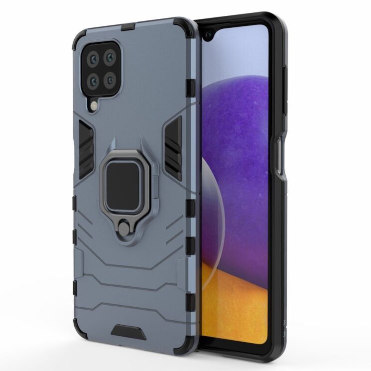 Защитный чехол Deexe Hybrid Case для Samsung Galaxy A22 (A225) - Blue: фото 1 из 8