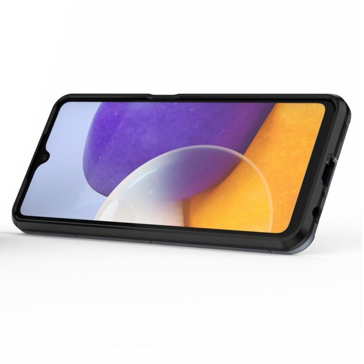 Защитный чехол Deexe Hybrid Case для Samsung Galaxy A22 (A225) - Blue: фото 3 из 8