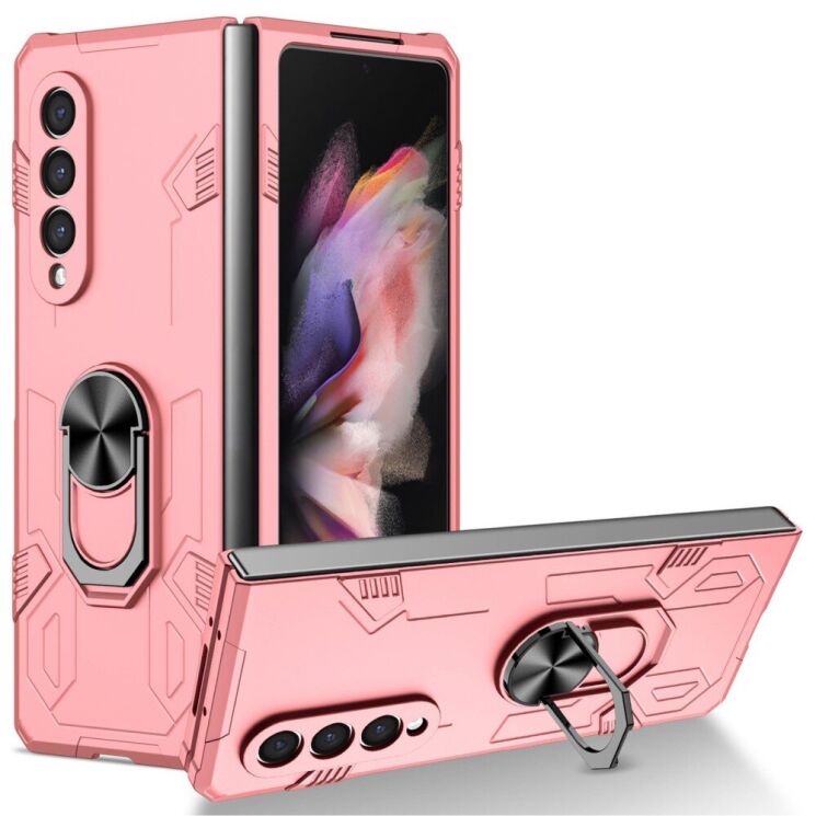 Защитный чехол Deexe Hybrid Case (FF) для Samsung Galaxy Fold 4 - Pink: фото 1 из 10