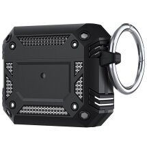 Защитный чехол Deexe Hybrid Cover для Apple AirPods 4 - Black: фото 1 из 8