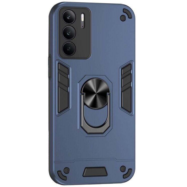 Защитный чехол Deexe Hybrid Shell для Realme C75 - Blue: фото 1 из 7