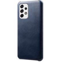 Защитный чехол Deexe Leather Back Cover для Samsung Galaxy A53 (А536) - Blue: фото 1 из 4