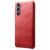 Захисний чохол Deexe Leather Back Cover для Samsung Galaxy S23 FE - Red: фото 1 з 4