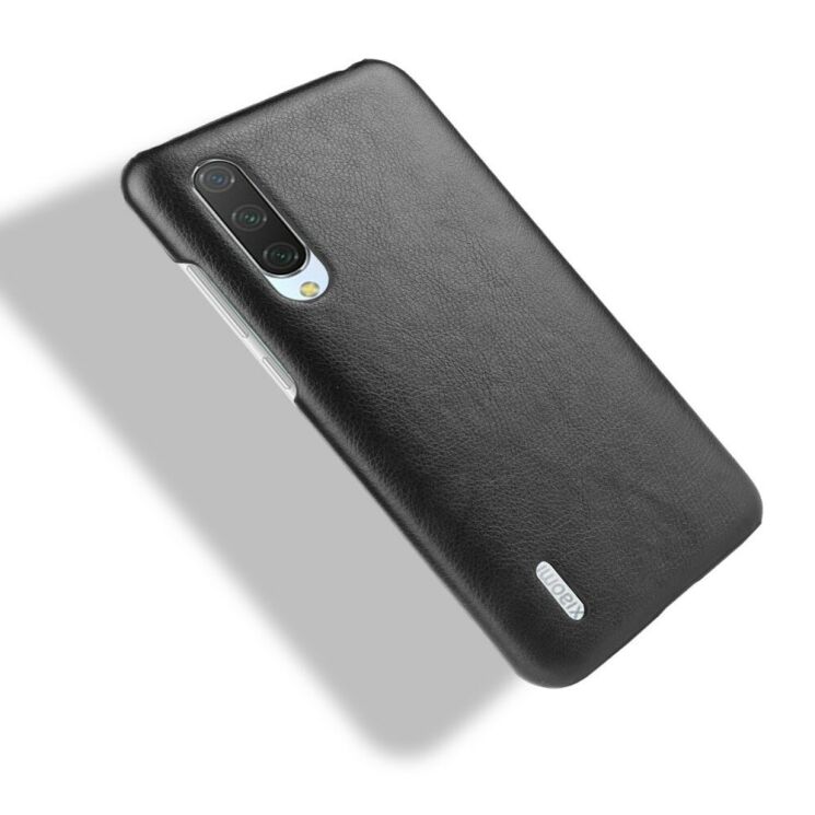 Захисний чохол Deexe Leather Back Cover для Xiaomi Mi CC9 / Mi 9 Lite - Black: фото 3 з 5