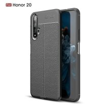 Защитный чехол Deexe Leather Cover для Huawei Honor 20 / Nova 5T - Black: фото 1 из 10