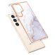 Защитный чехол Deexe Marble Style для Samsung Galaxy S24 Ultra - White (343334W). Фото 2 из 6
