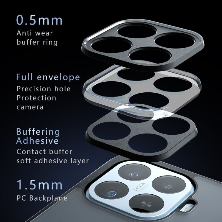 Защитный чехол Deexe Matte Skin для Xiaomi 17T - Transparent Black (408854TB) Защитный чехол Deexe Matte Skin для Xiaomi 17T - Transparent Black: фото 13 из 14