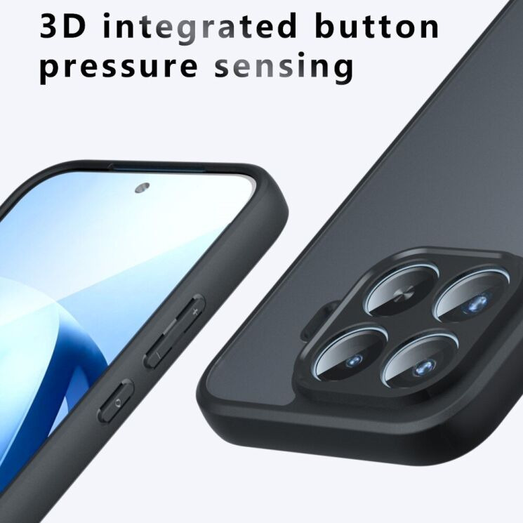 Защитный чехол Deexe Matte Skin для Xiaomi 17T - Transparent Black (408854TB) Защитный чехол Deexe Matte Skin для Xiaomi 17T - Transparent Black: фото 14 из 14