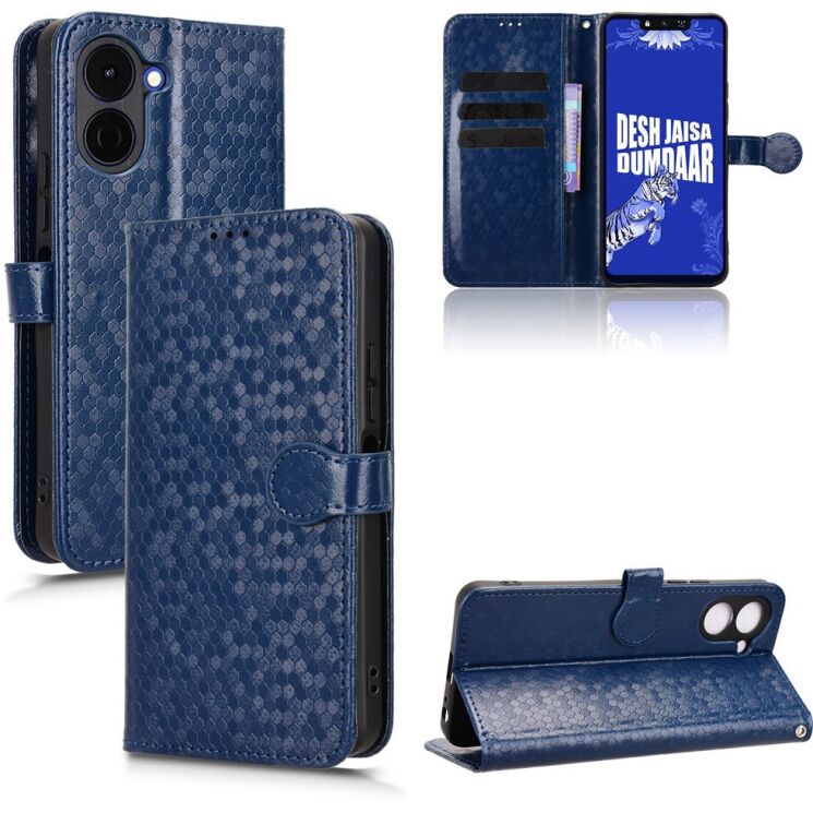 Захисний чохол Deexe Pegasus Cover для TECNO Spark Go 3 - Dark Blue: фото 7 з 7