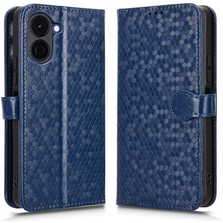 Захисний чохол Deexe Pegasus Cover для TECNO Spark Go 3 - Dark Blue: фото 1 з 7