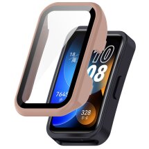 Защитный чехол Deexe Protective Frame для Huawei Band 8 / 9 - Pink: фото 1 из 8