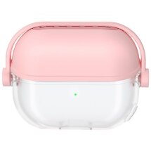 Захисний чохол Deexe Revert Stand для Samsung Galaxy Buds 3 / Buds 3 Pro - Light Pink: фото 1 з 9