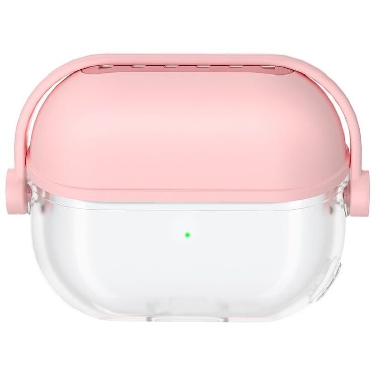 Захисний чохол Deexe Revert Stand для Samsung Galaxy Buds 3 / Buds 3 Pro - Light Pink: фото 1 з 9