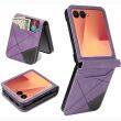 Захисний чохол Deexe Rhombus Card для Samsung Galaxy Flip 8 - Purple (423521V)