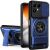 Защитный чехол Deexe Ring Shield для TECNO Pova 8 - Blue: фото 1 из 12