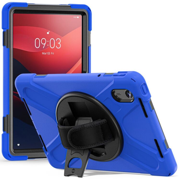 Захисний чохол Deexe Rotation Hybrid для Lenovo Tab M11 (TB330) / Xiaoxin Pad 11 - Blue: фото 1 з 11