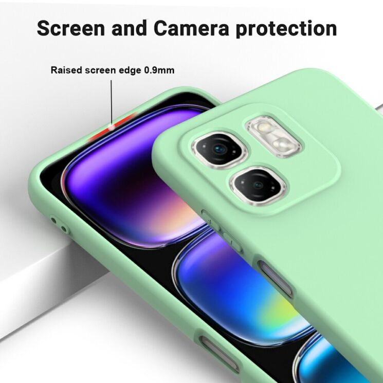 Защитный чехол Deexe Silicone Case для Infinix Hot 50i - Red: фото 4 из 8