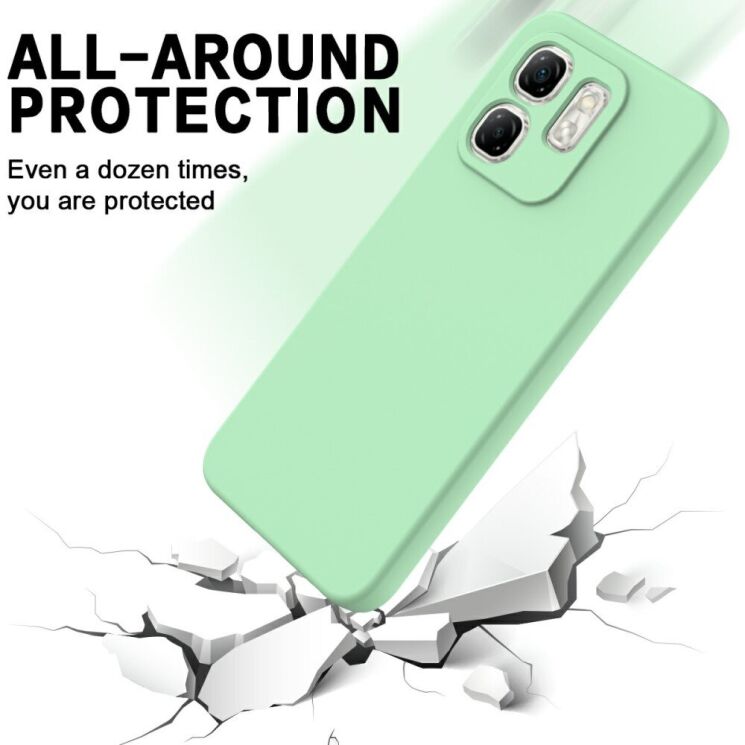 Защитный чехол Deexe Silicone Case для Infinix Hot 50i - Red: фото 5 из 8