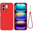 Защитный чехол Deexe Silicone Case для Infinix Hot 50i - Red (368700R)