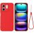 Защитный чехол Deexe Silicone Case для Infinix Hot 50i - Red: фото 1 из 8