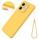 Защитный чехол Deexe Silicone Case для Infinix Hot 50i - Red (368700R). Фото 7 из 8