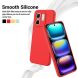 Защитный чехол Deexe Silicone Case для Infinix Hot 50i - Red (368700R). Фото 3 из 8