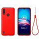 Силиконовый (TPU) чехол Deexe Silicone Case для Motorola Moto E6S / Moto E6i - Red (291021R). Фото 2 из 6