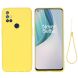 Защитный чехол Deexe Silicone Case для OnePlus Nord N10 - Yellow (271946Y). Фото 2 из 6