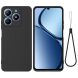 Защитный чехол Deexe Silicone Case для Realme C63 / C61 - Black (359702B). Фото 1 из 7