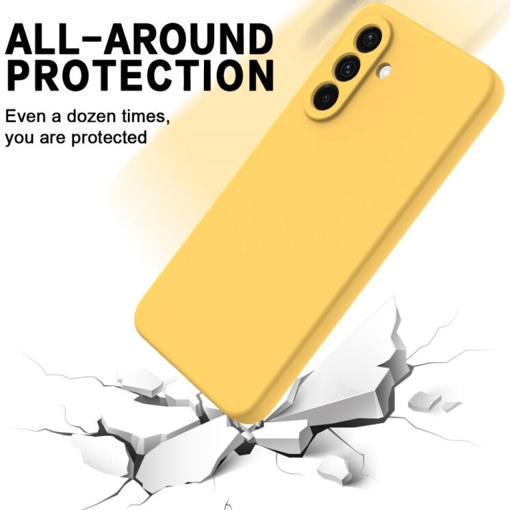 Защитный чехол Deexe Silicone Case для Samsung Galaxy A26 (A266) - Black: фото 6 из 8