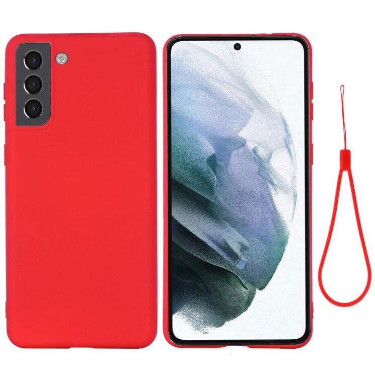 Защитный чехол Deexe Silicone Case для Samsung Galaxy S22 - Red: фото 2 из 7