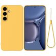 Защитный чехол Deexe Silicone Case для Samsung Galaxy S25 Plus (S936) - Yellow (371915Y)