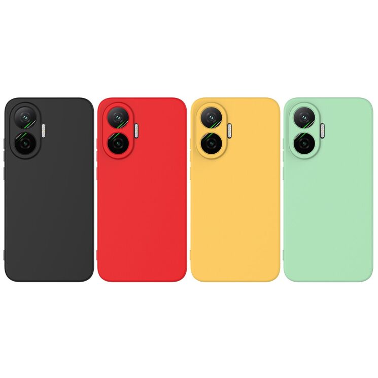 Защитный чехол Deexe Silicone Case для Xiaomi Poco F7 - Black: фото 2 из 9