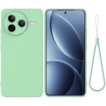Защитный чехол Deexe Silicone Case для Xiaomi Poco F7 Pro - Green: фото 1 из 8
