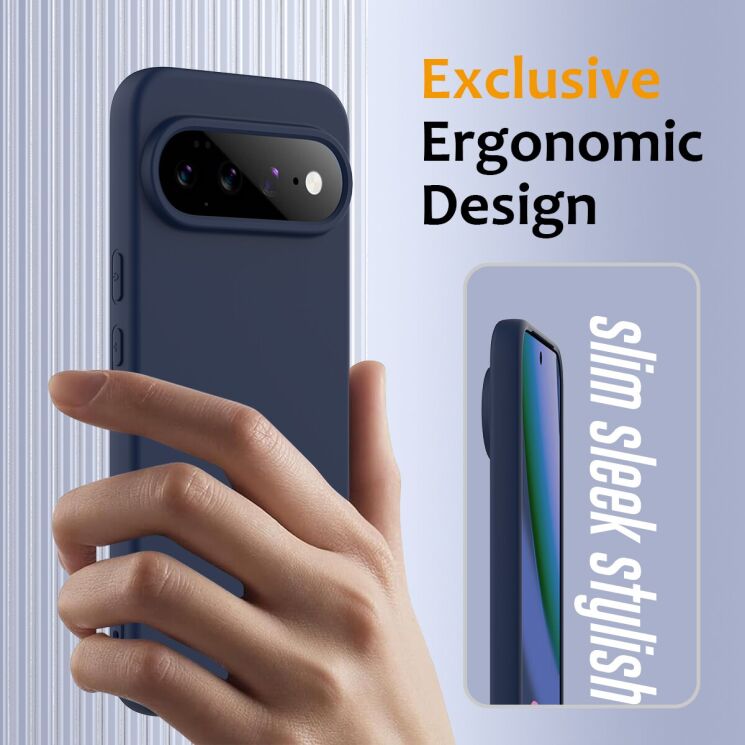 Защитный чехол Deexe Silicone Case with MagSafe для Google Pixel 11 - Dark Green: фото 5 из 9