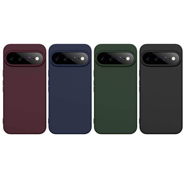 Защитный чехол Deexe Silicone Case with MagSafe для Google Pixel 11 - Dark Green: фото 2 из 9