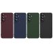 Защитный чехол Deexe Silicone Case with MagSafe для Samsung Galaxy S26 FE - Wine Red (412713WR). Фото 2 из 9