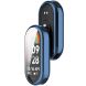 Захисний чохол Deexe Silicone Frame для Xiaomi Mi Smart Band 10 - Blue (385500L). Фото 3 з 4