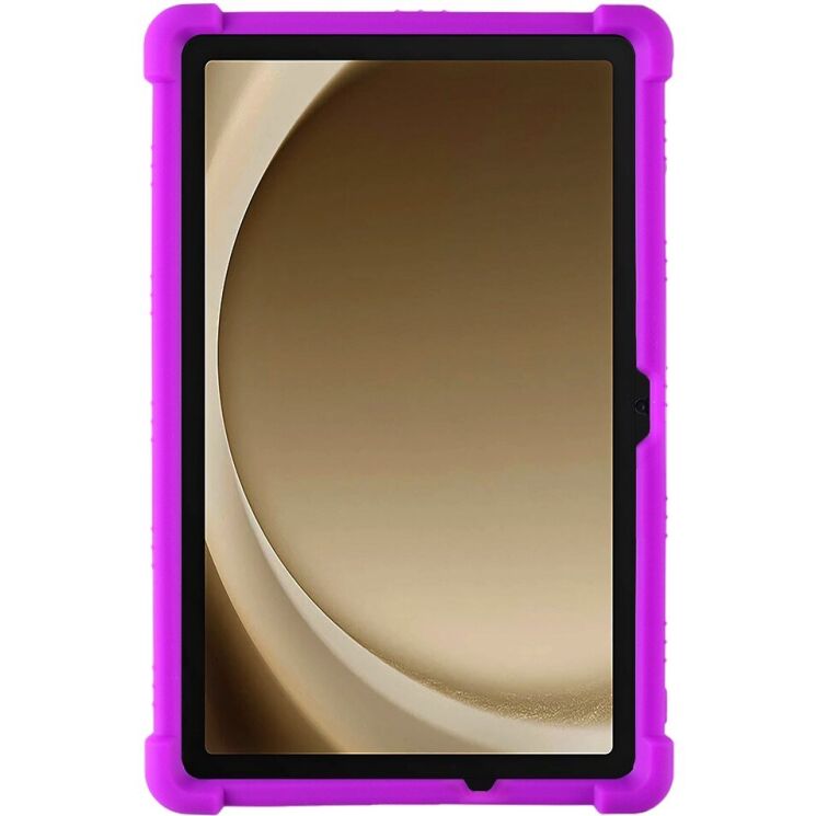 Защитный чехол Deexe Silicone Kickstand для Samsung Galaxy Tab A9 Plus (X210/216) - Purple: фото 2 из 7