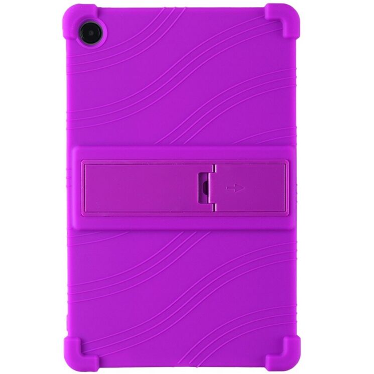 Защитный чехол Deexe Silicone Kickstand для Samsung Galaxy Tab A9 Plus (X210/216) - Purple: фото 1 из 7