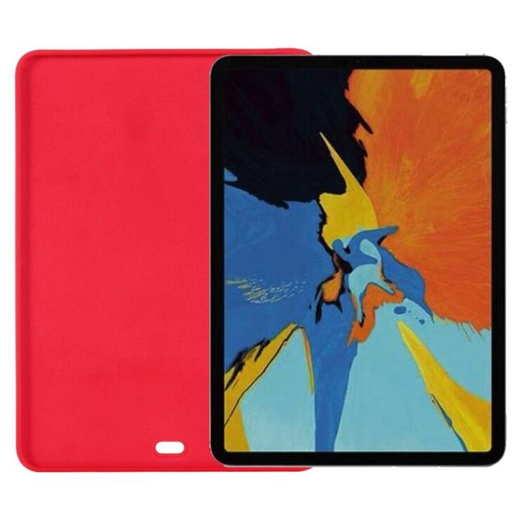Защитный чехол Deexe Silicone Shell для Apple iPad Air 13 M3/M2 (2025/2024) - Red: фото 4 из 9