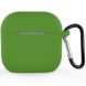 Защитный чехол Deexe Silicone Sleeve для Apple AirPods 4 - Green (364411G). Фото 1 из 11