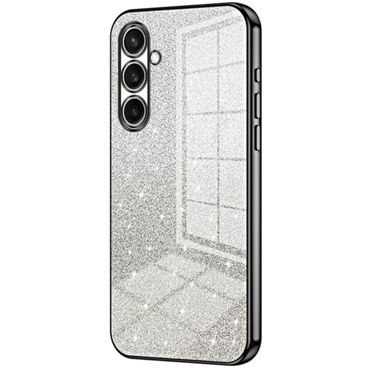 Защитный чехол Deexe Sparkles Cover для Samsung Galaxy S26 - Black (404247B) Защитный чехол Deexe Sparkles Cover для Samsung Galaxy S26 - Black: фото 1 из 7