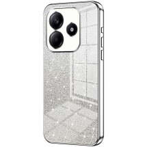 Защитный чехол Deexe Sparkles Cover для Xiaomi Redmi Note 14 4G - Silver: фото 1 из 7